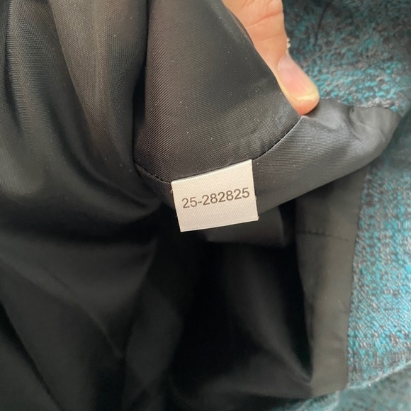 Ann Taylor Women's Teal/Black Mini Pencil Skirt Size 10 Straight Short Lined - Picture 7 of 14